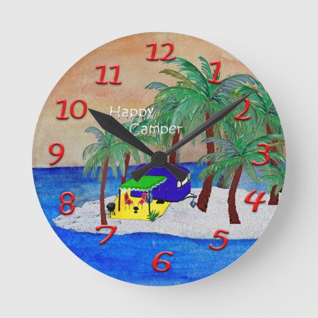 Horloge murale du camionneur rétro (Recto)