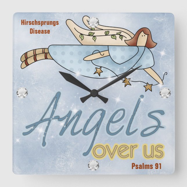 Horloge murale du Carré HD Angel (Recto)