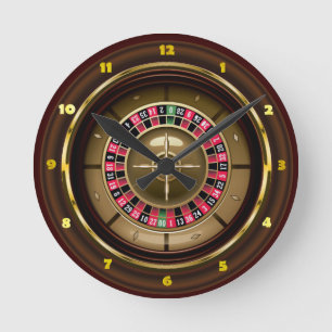 Horloge murale du casino Roulette