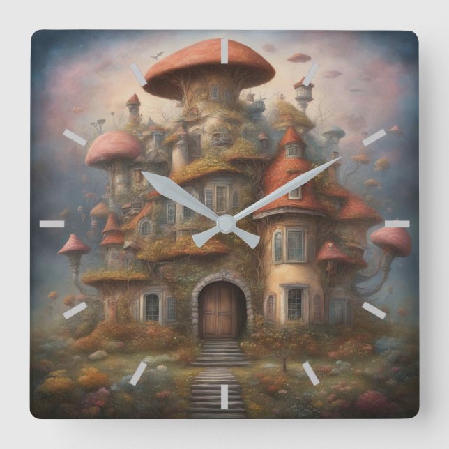 Horloge murale du champignon (Recto)