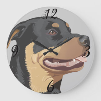 Horloge murale du chien