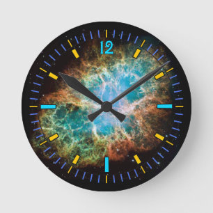 Horloge murale du crabe nébuleuse