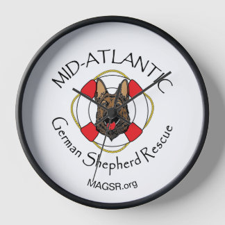 horloge murale du logo MAGSR