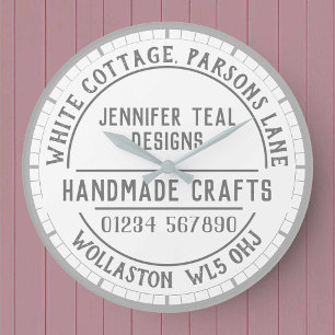 Horloge murale du magasin d'artisanat