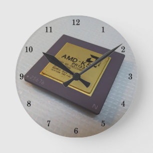 Horloge murale du microprocesseur très Cool