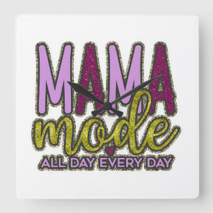 Horloge murale du mode MAMA