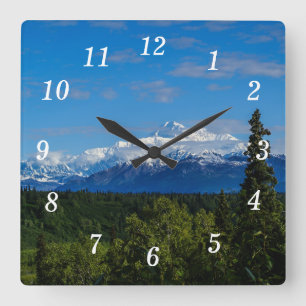 Horloge murale du Mont McKinley en Alaska