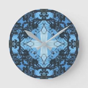 Horloge murale du Motif de la Croix Bleue