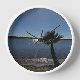 Horloge murale du palmier de San Diego