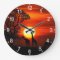Horloge murale du paysage africain