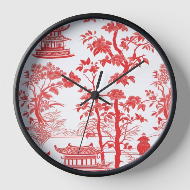 Horloge murale du PÈSE CHINOISÉRIE (Recto)