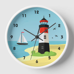 Horloge murale du phare