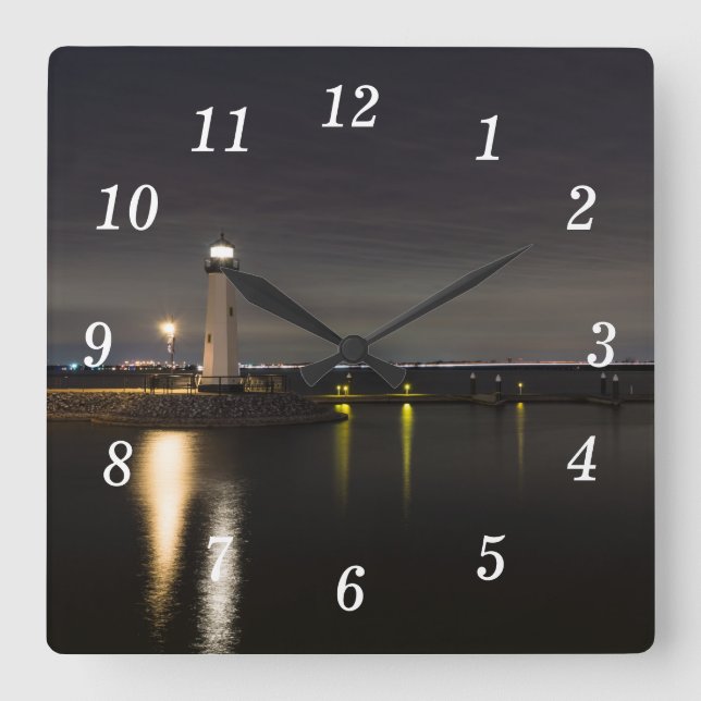 Horloge murale du phare de Rockwall (Recto)