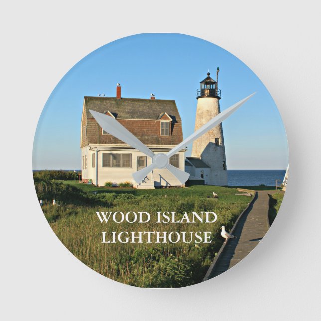 Horloge murale du phare de Wood Island Maine (Recto)