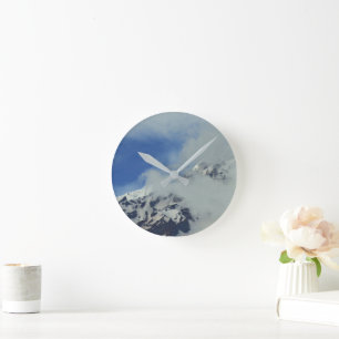 Horloge murale du pic de neige