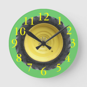 Horloge murale du pneu du tracteur