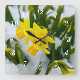 Horloge murale du printemps
