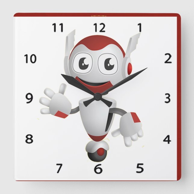 Horloge murale du robot (Recto)