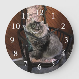 Horloge murale du Roi Cat Kimber Numbered