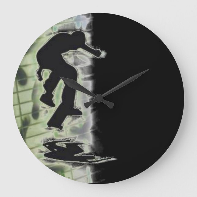 Horloge murale du ski (Recto)