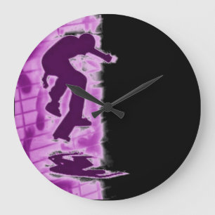 Horloge murale du ski