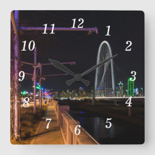 Horloge murale du soir de Dallas