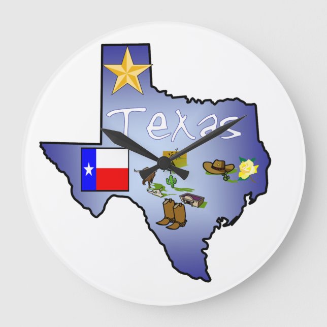 Horloge murale du Texas (Recto)