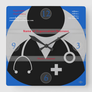 Horloge murale du thème Médicale HAMbyWG