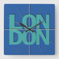 Horloge murale du Timezone de la finance de Londre