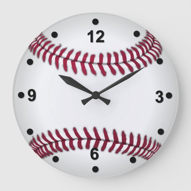 Horloge murale du ventilateur de baseball (Recto)