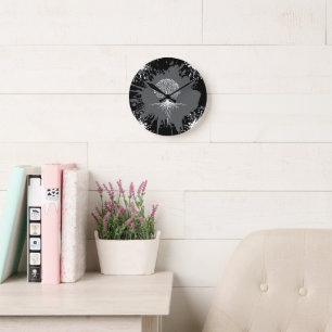 Horloge murale éclaboussée Arbre de Vie