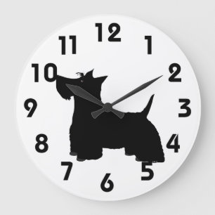 Horloge murale écossaise Terrier