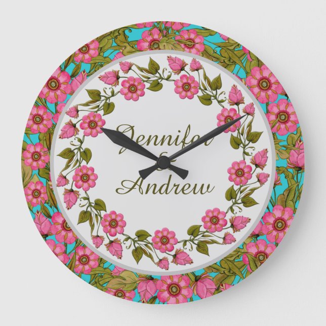 Horloge murale en acrylique (Recto)