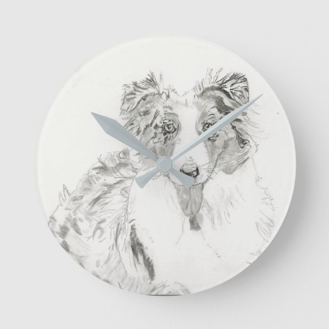 Horloge murale en acrylique (Recto)