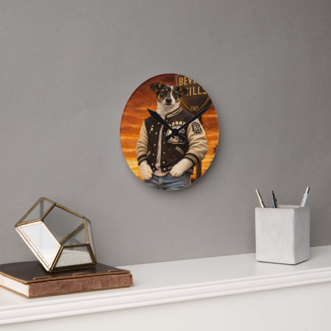 Horloge murale en acrylique d'art de compagnie per (Bureau)