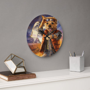 Horloge murale en acrylique d'art de compagnie per