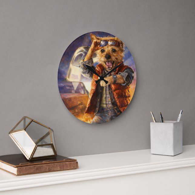 Horloge murale en acrylique d'art de compagnie per (Bureau)