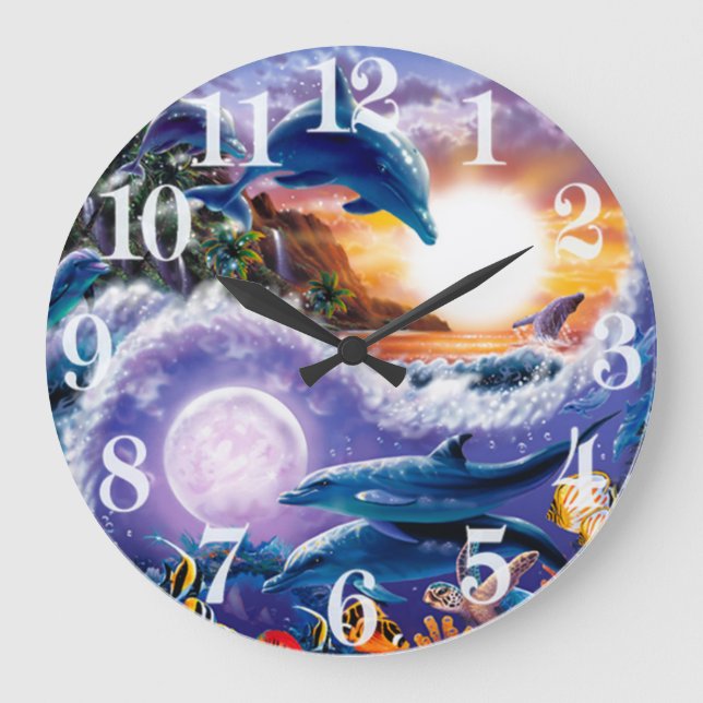 Horloge murale en acrylique de rêve (Recto)