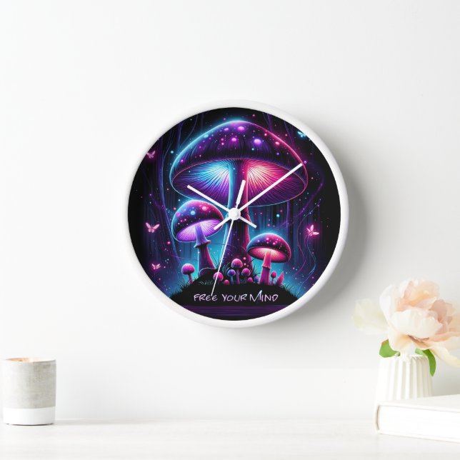 Horloge murale en acrylique gratuite (Maison)