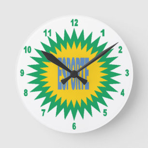 Horloge murale en acrylique, Ronde Medium ESPORTE