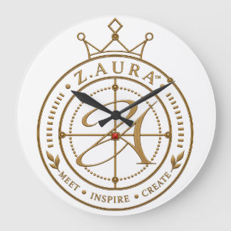Horloge murale en acrylique Z.AURA™ Signature Roya