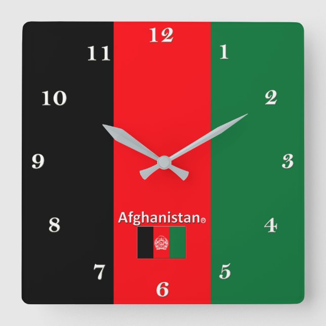 Horloge murale en Afghanistan (Recto)