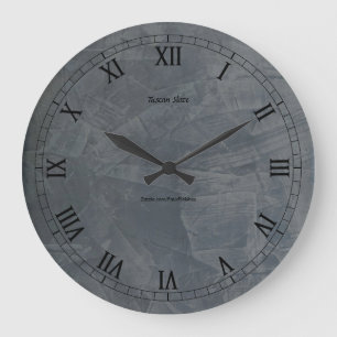Horloge murale en ardoise toscane #Pinterest