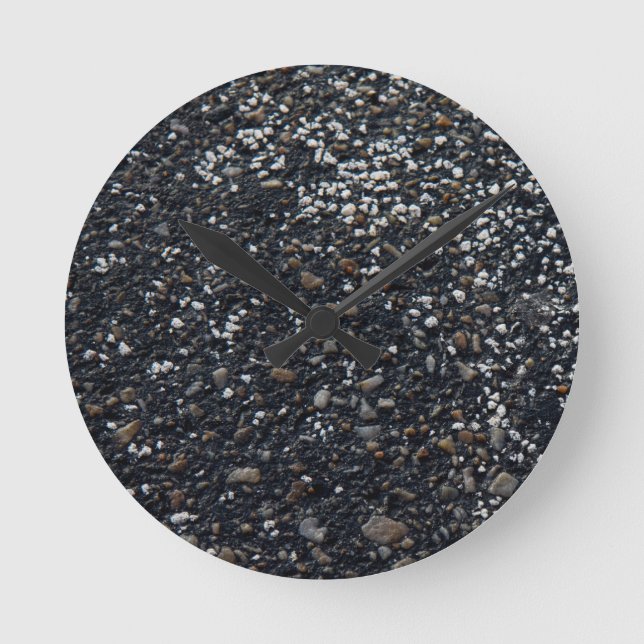 Horloge murale en asphalte (Recto)