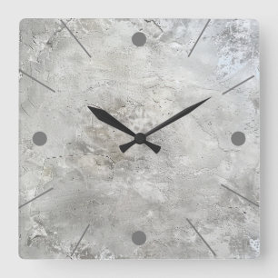 Horloge murale en béton Faux