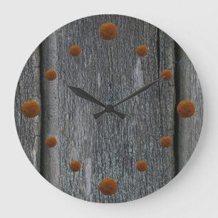 Horloge murale en bois vieille grange