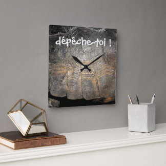 Horloge murale en carapace de tortue gopher