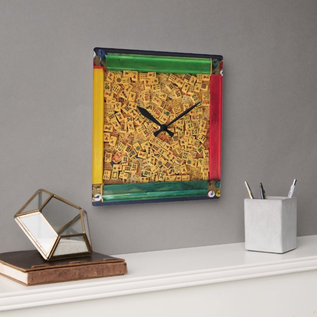 Horloge murale en carreaux vintages (Bureau)