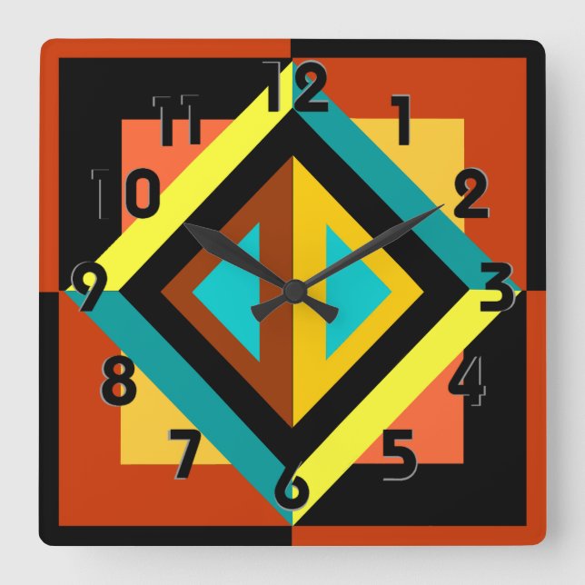 Horloge murale en diamants (Recto)