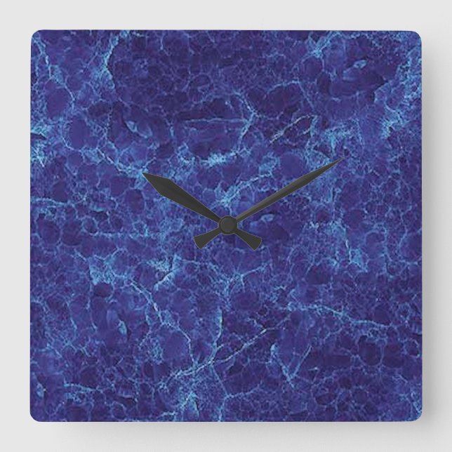 Horloge murale en marbre bleu (Recto)